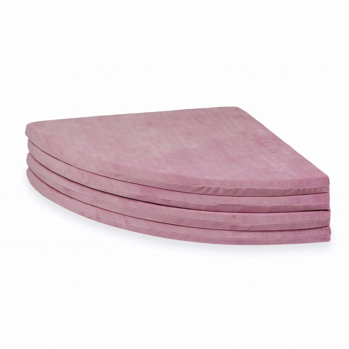 Tapis de jeu 160cm pour enfant, rond pliable, Velvet Soft Rose