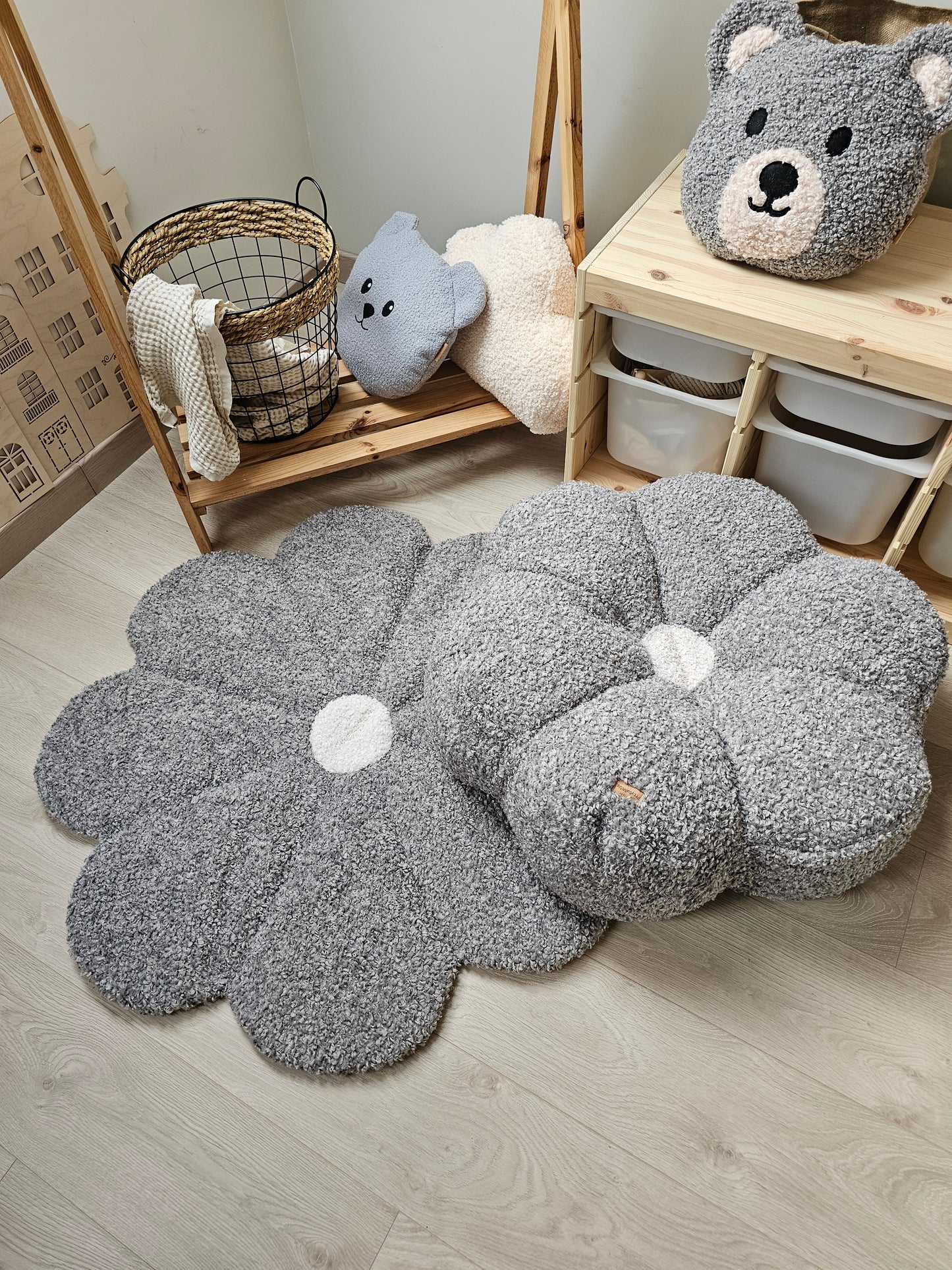 Pouf Daisy (BOUCLETTE) | 80cm