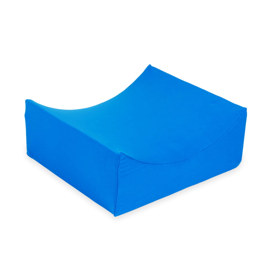 Berceau pour jeu en mousse bleu