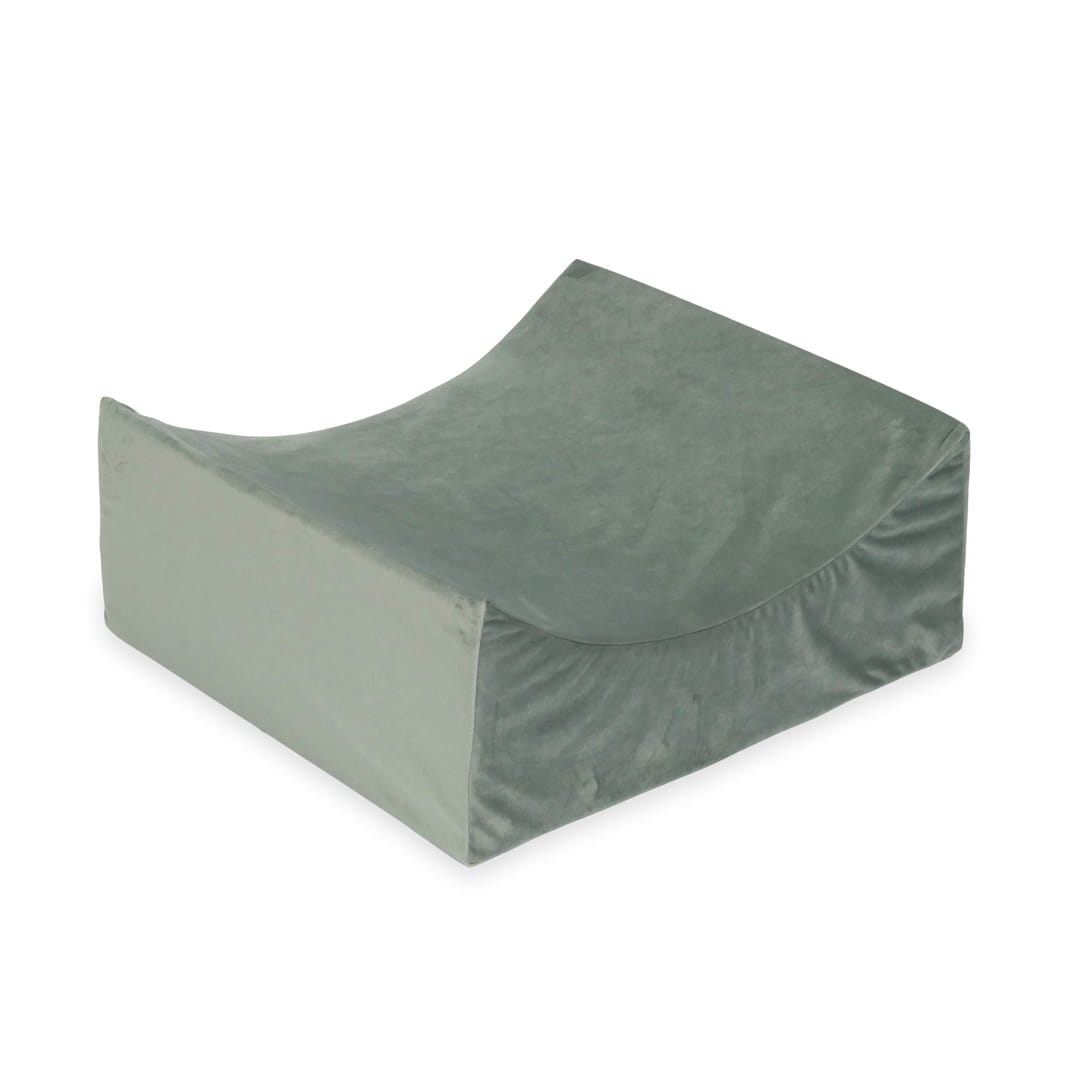 Berceau pour jeu en mousse velours gris