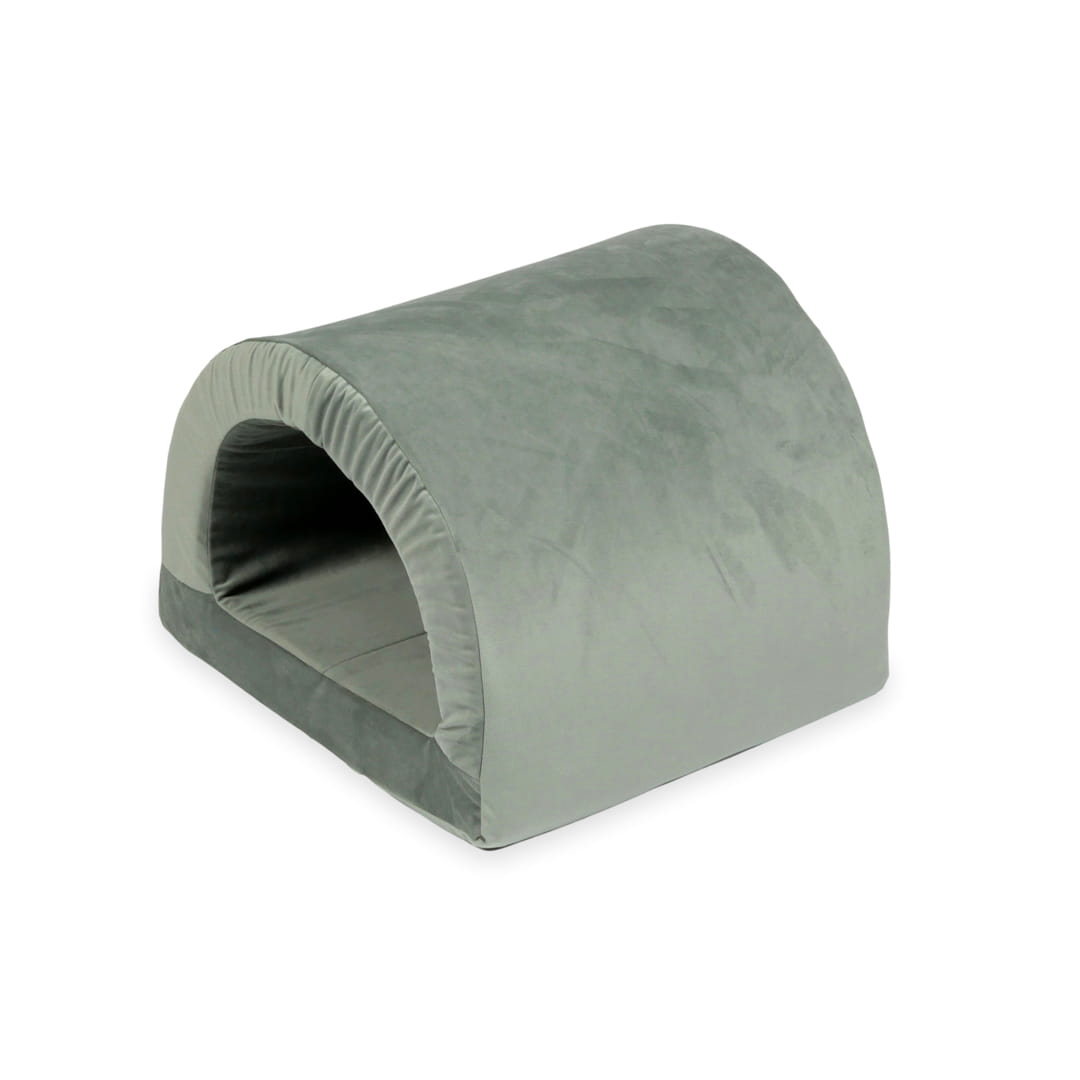 Pont pour jeu en mousse velours gris