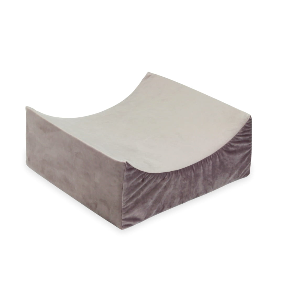 Berceau pour jeu en mousse velours lila
