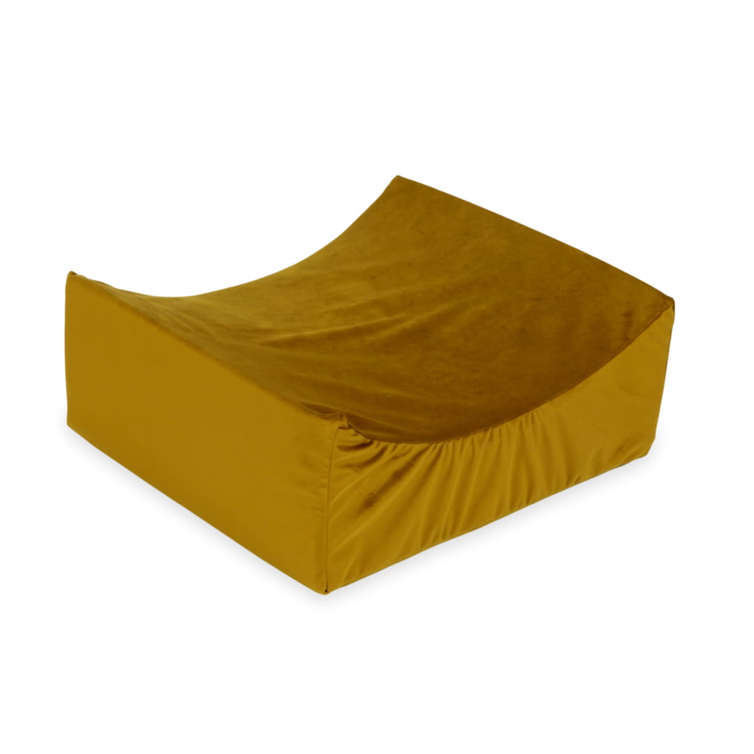 Berceau pour jeu en mousse velours or