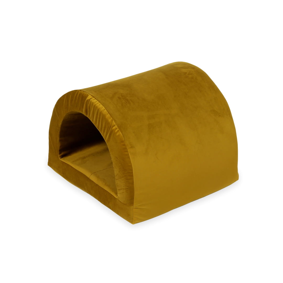 Pont pour jeu en mousse velours doré
