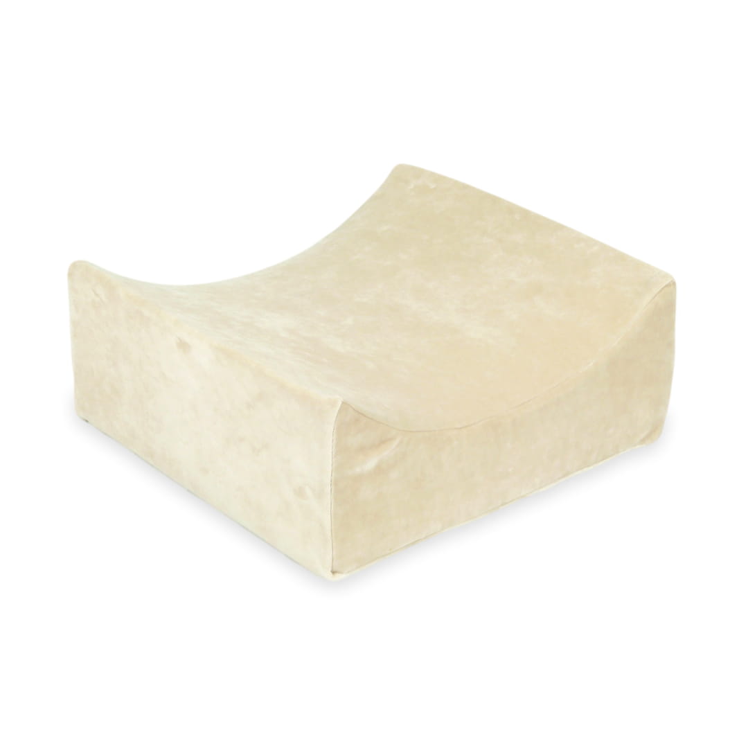 Berceau pour jeu en mousse velours soft beige