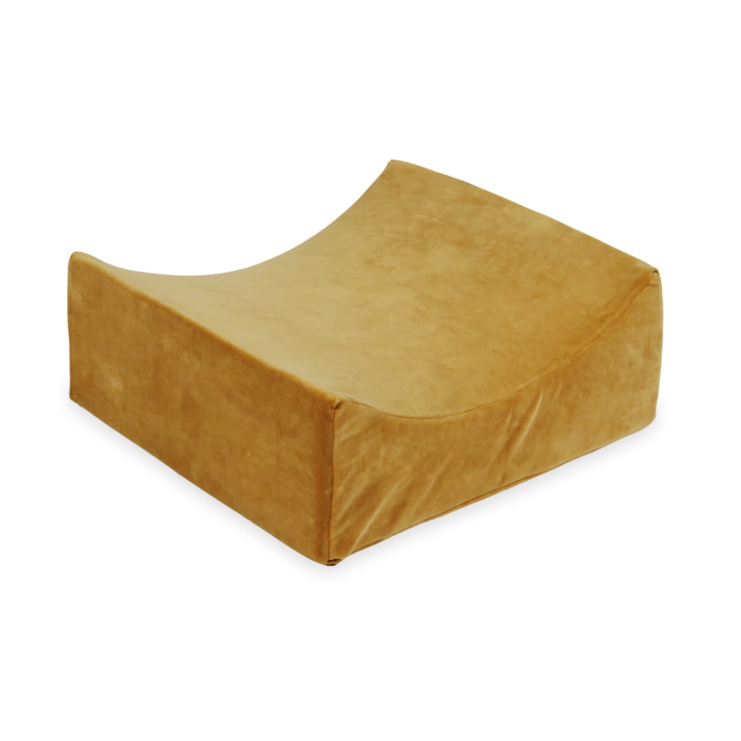 Berceau pour jeu en mousse velours doux carmel