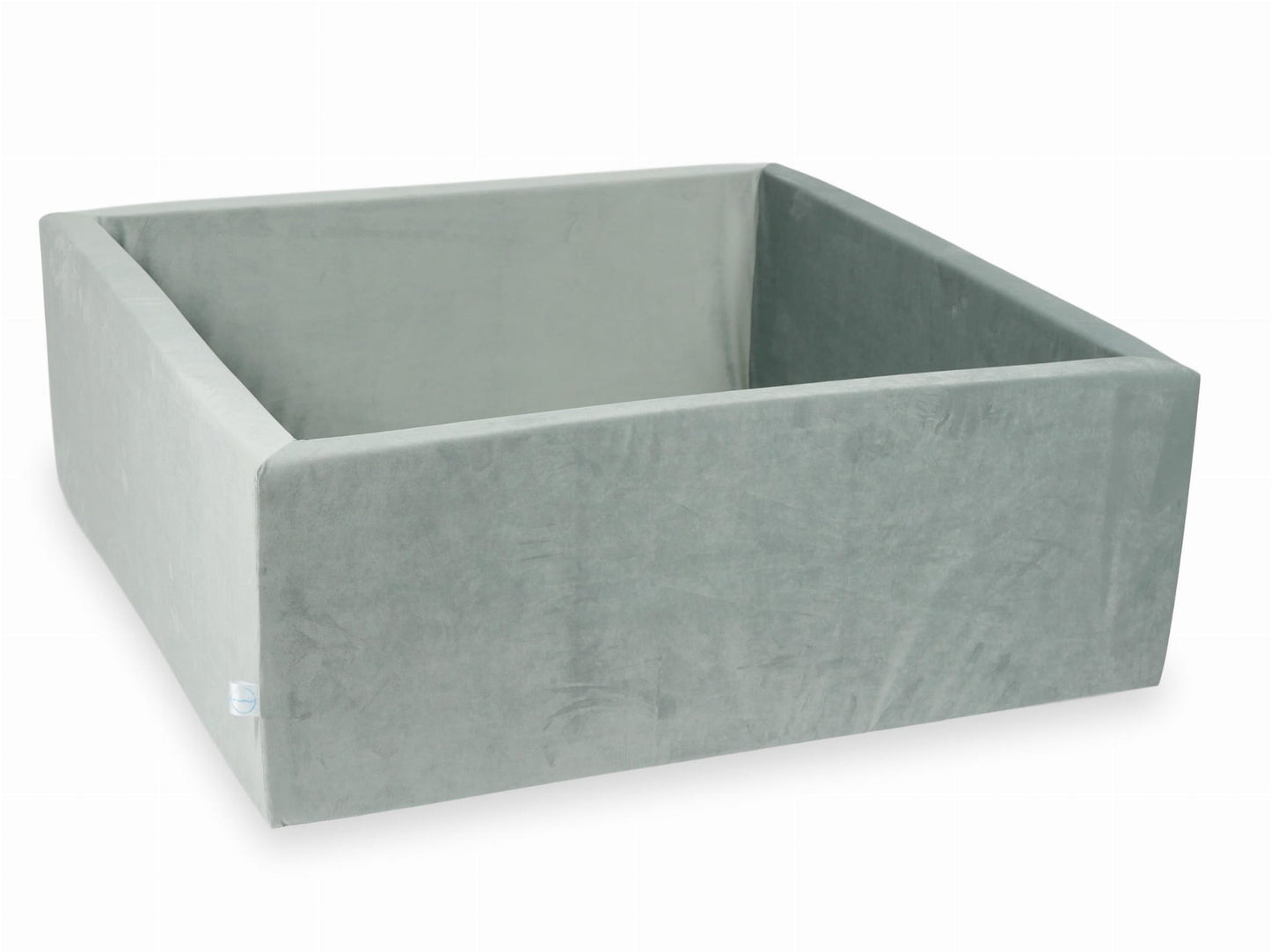 Piscine à balles 110x110x40 velours gris sans balles