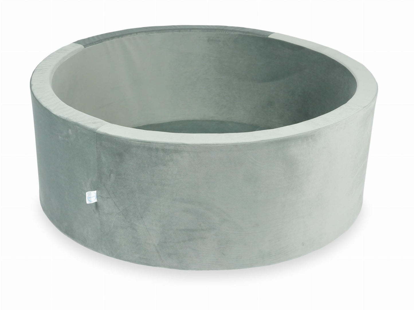 Piscine à balles 110x40 velours gris sans balles