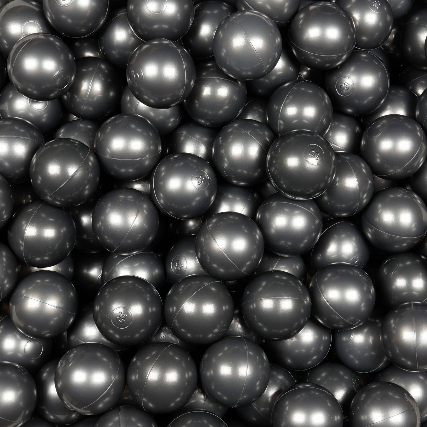 Balles pour piscine à balle ø7cm 200pcs graphite métallique