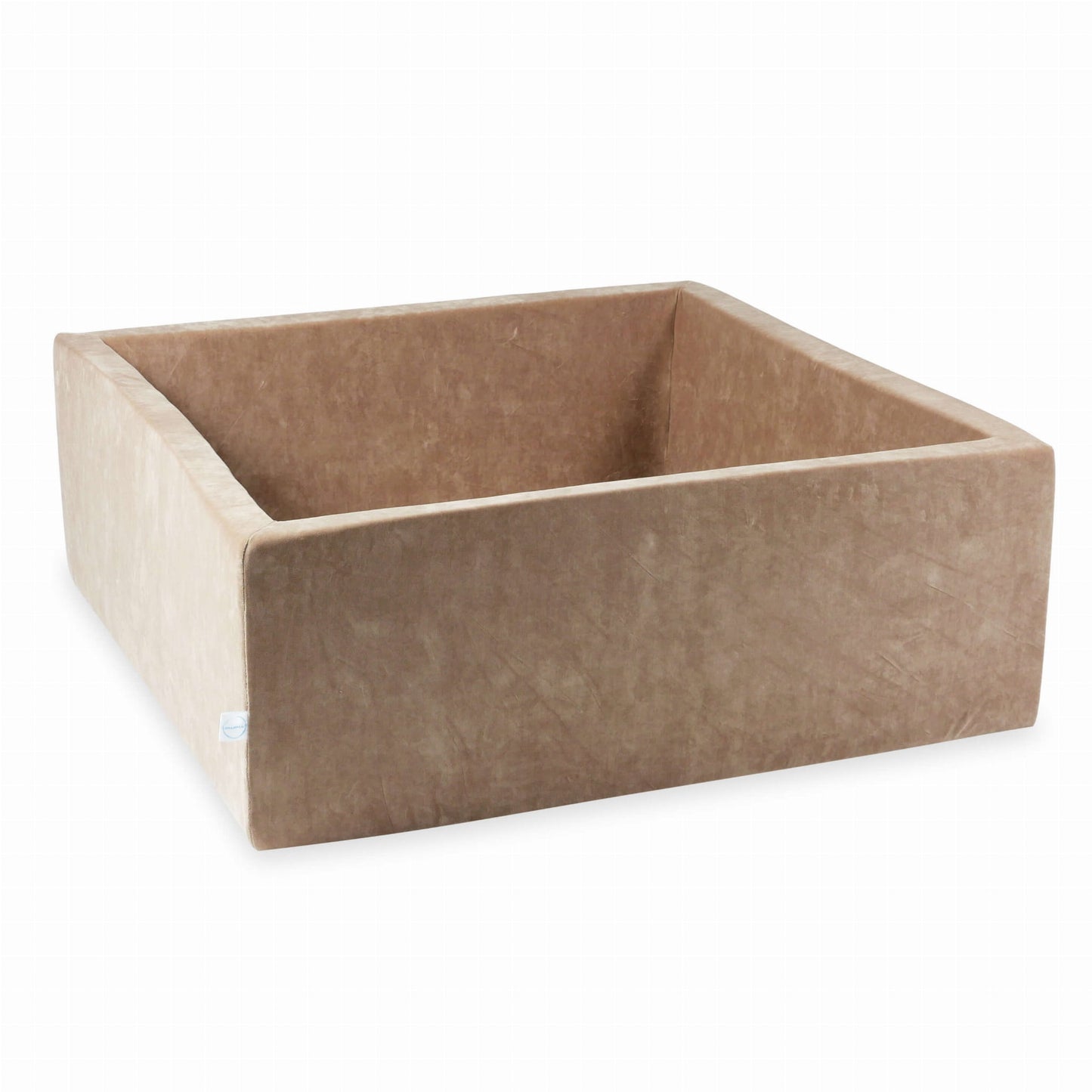 Piscine à Balles 110x110x40 Velvet Soft Beige Foncé sans balles