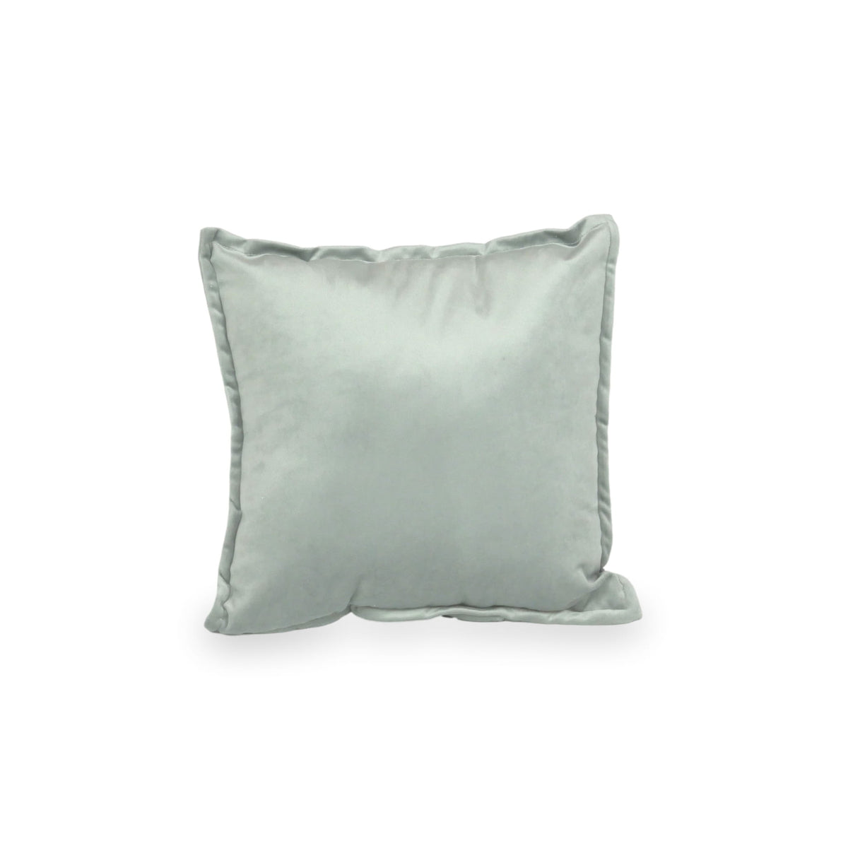 Petit coussin de jeu pour canapé velours gris