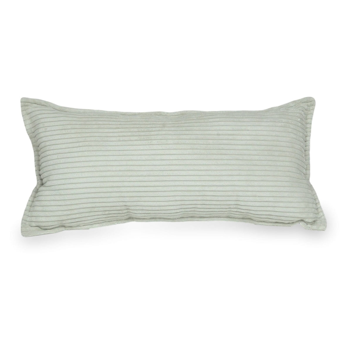 Grand coussin de jeu pour canapé velours côtelé gris