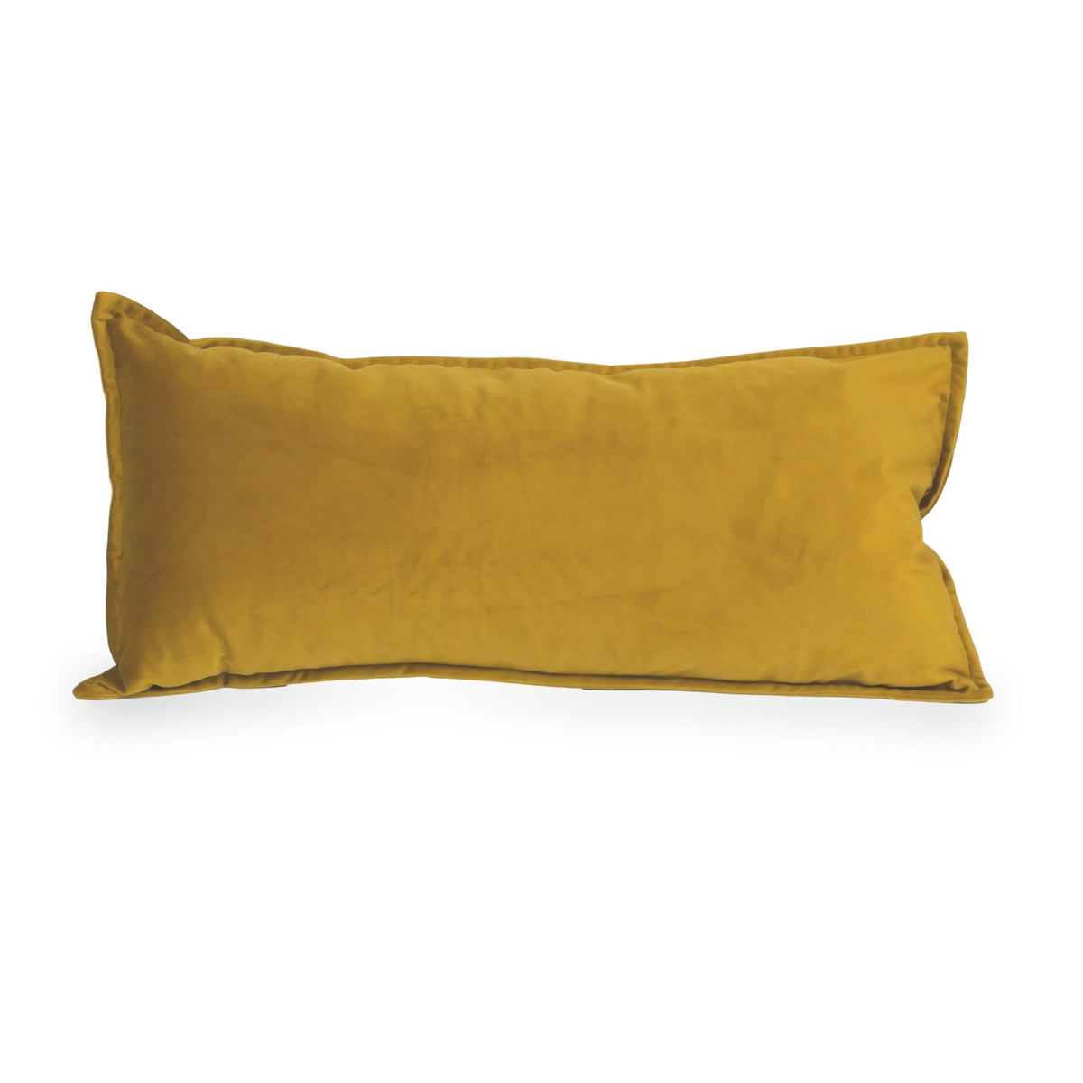 Grand coussin de jeu pour canapé velours doré