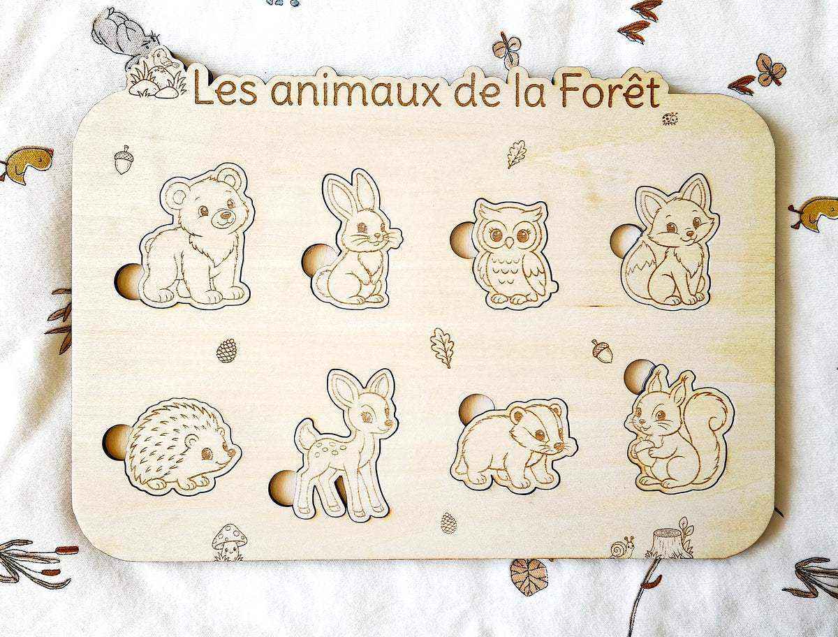 Les animaux de la forêt