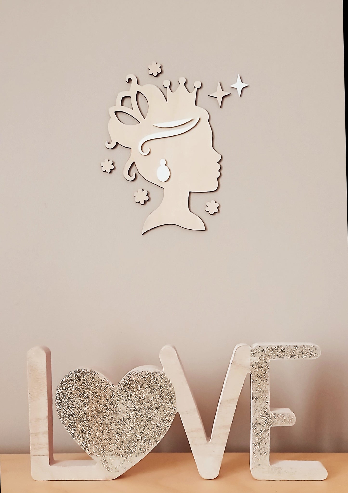 Décoration murale en bois | Princesse