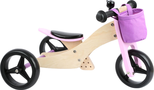 Draisienne et Tricycle Rose