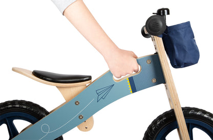 Draisienne Avion de papier Bleu