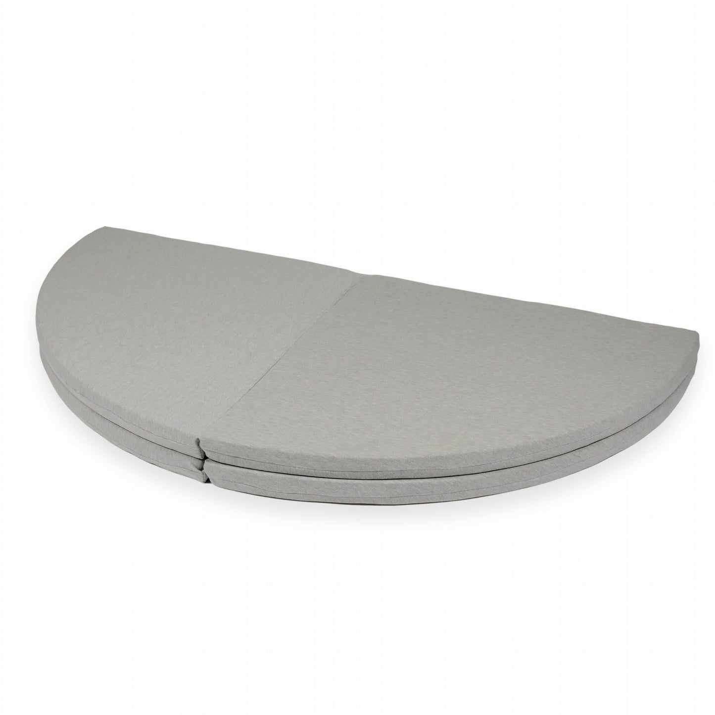 Tapis de jeu 160cm pour enfant, rond pliable, Gris Clair