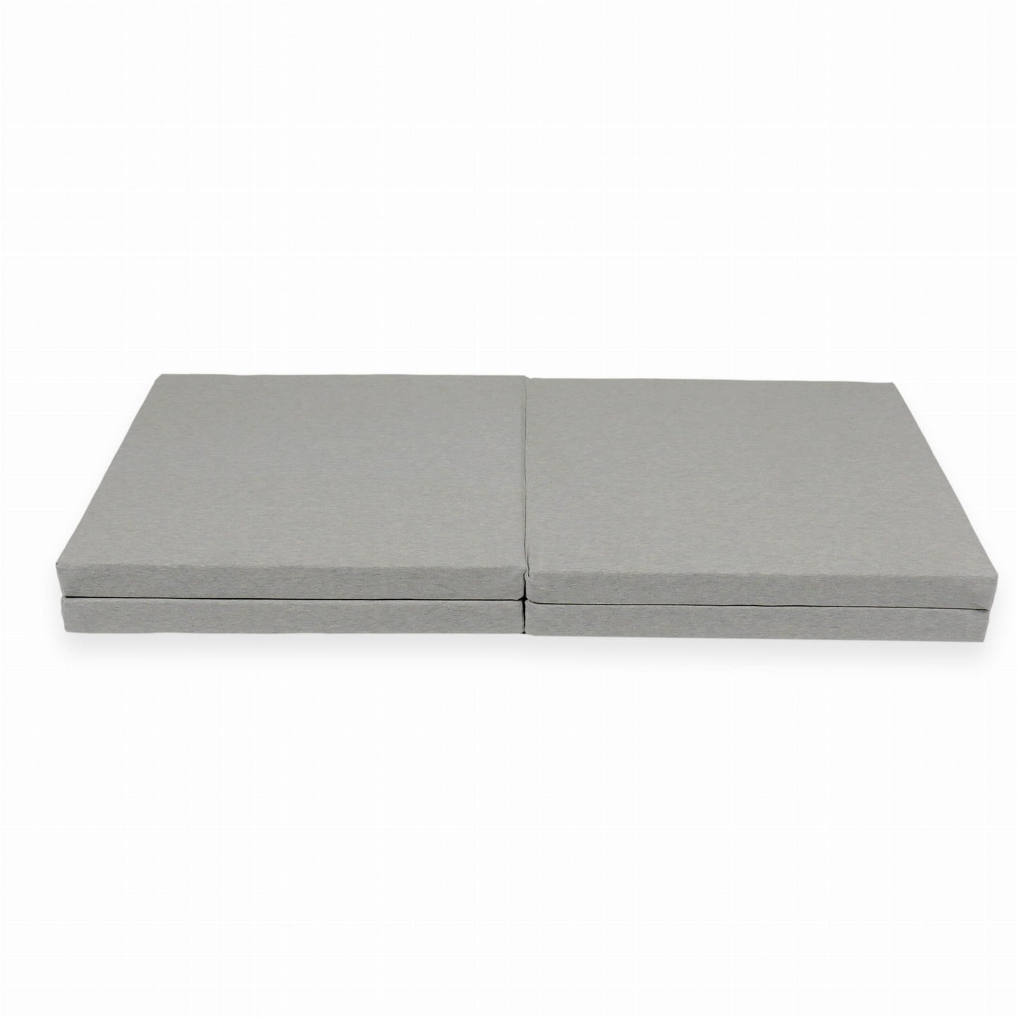 Tapis de jeu 120x120cm pour enfants, carré pliable, Gris Clair