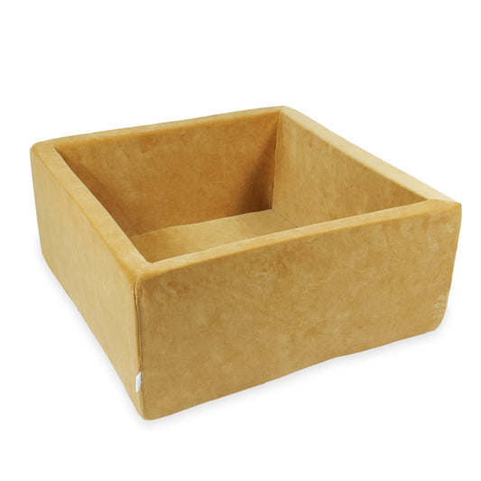 Piscine à balles 90x90 Velvet Soft Carmel sans balles