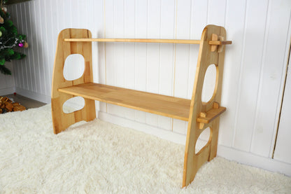 Etagère Montessori 2 étages