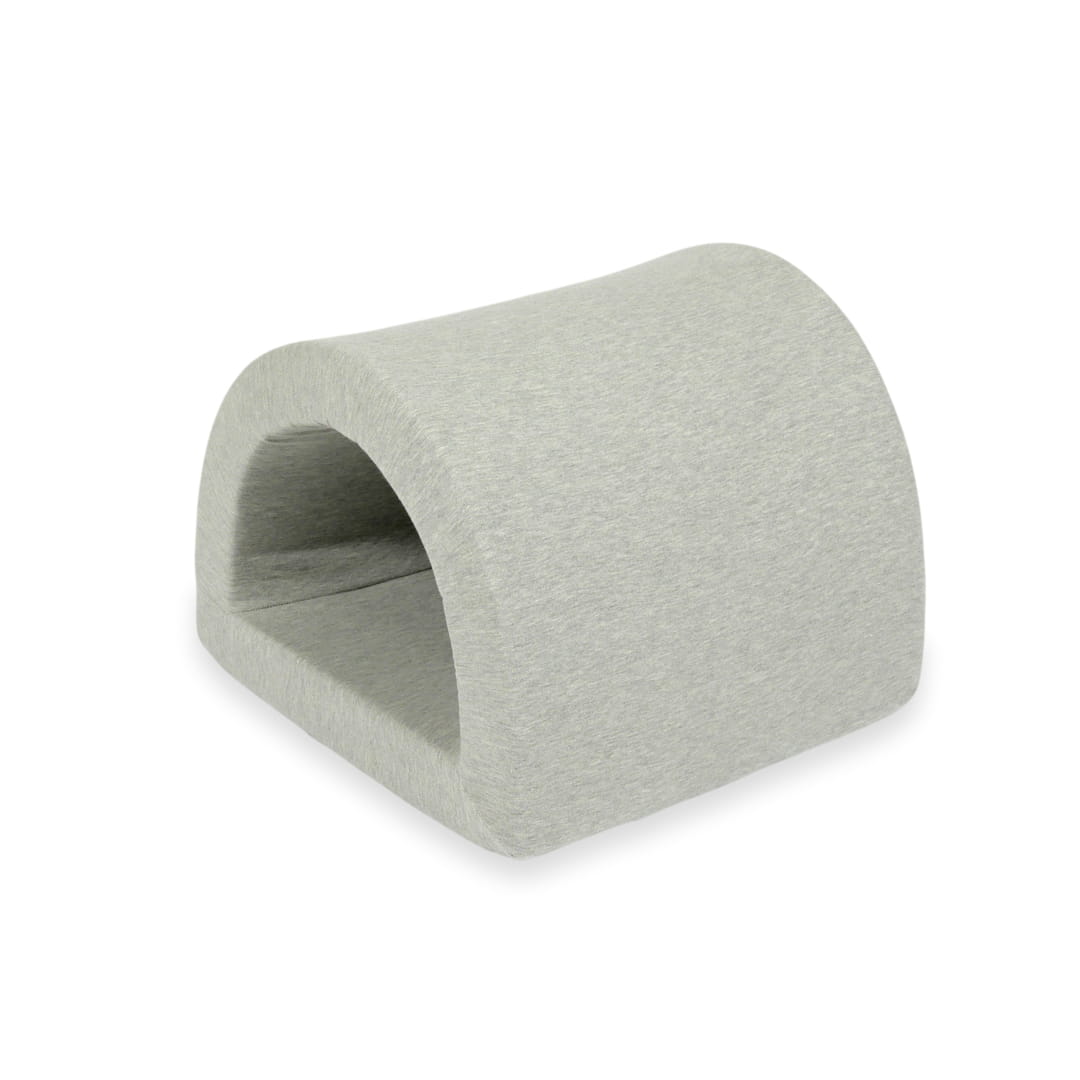 Pont pour jeu en mousse gris clair