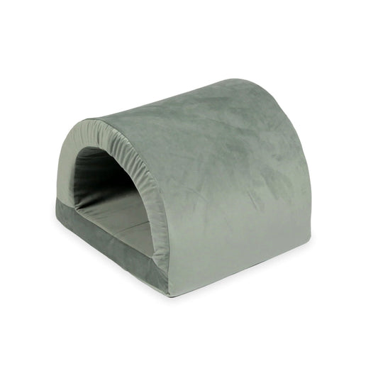 Pont pour jeu en mousse velours gris