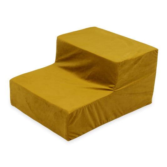 Marchepied pour set de jeu en mousse velours doré
