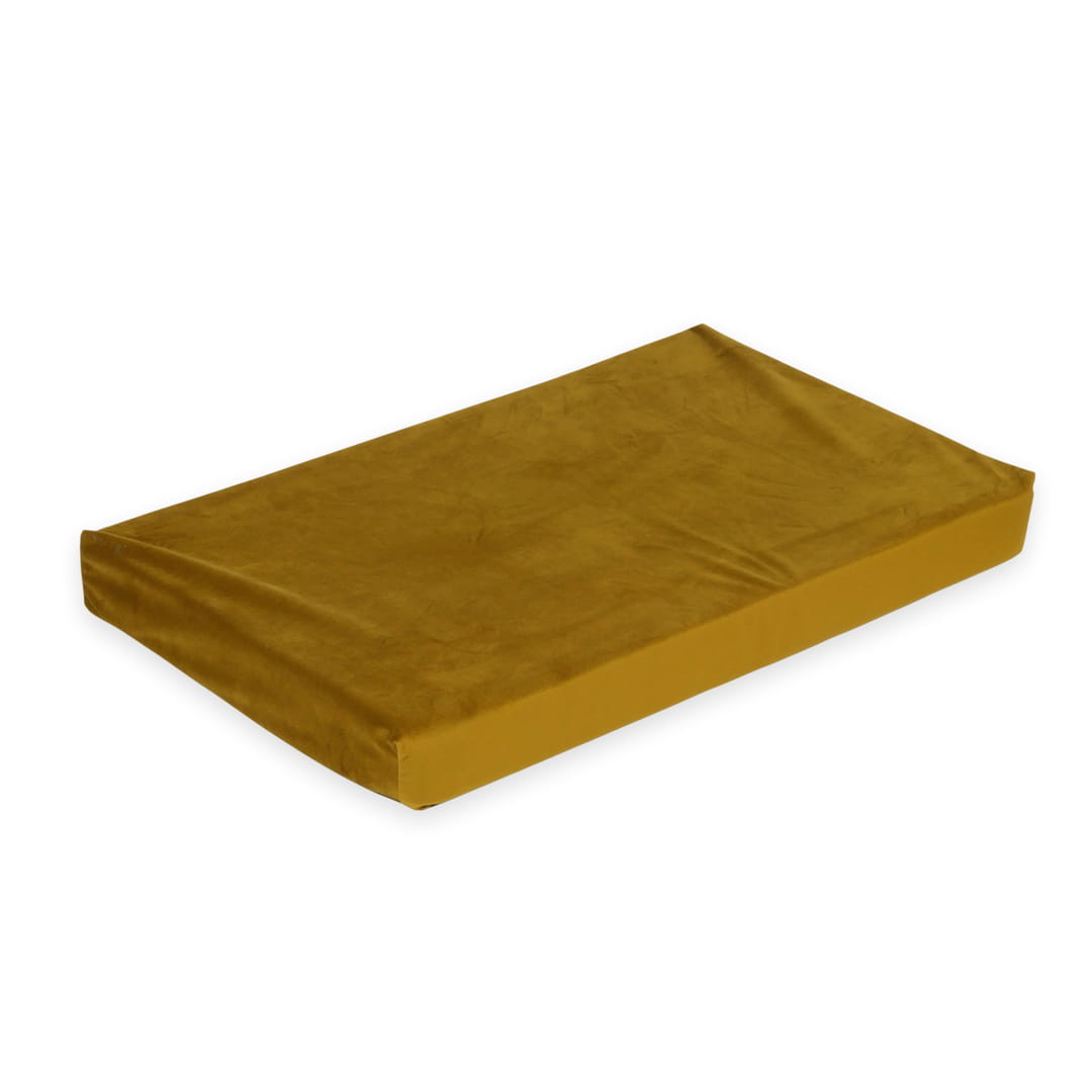 Tapis pour jeu en mousse velours or