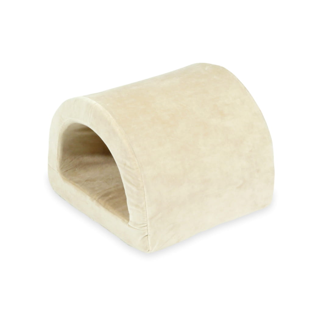 Pont pour jeu de mousse velours beige doux