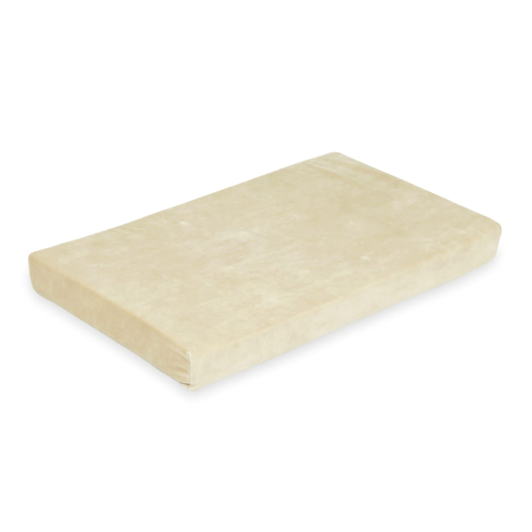 Tapis pour jeu en mousse velours doux beige