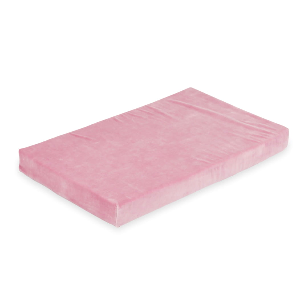 Tapis pour jeu en mousse velours rose tendre