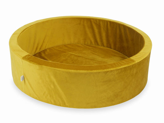 Piscine à Balles 110x30 velours doré sans boules