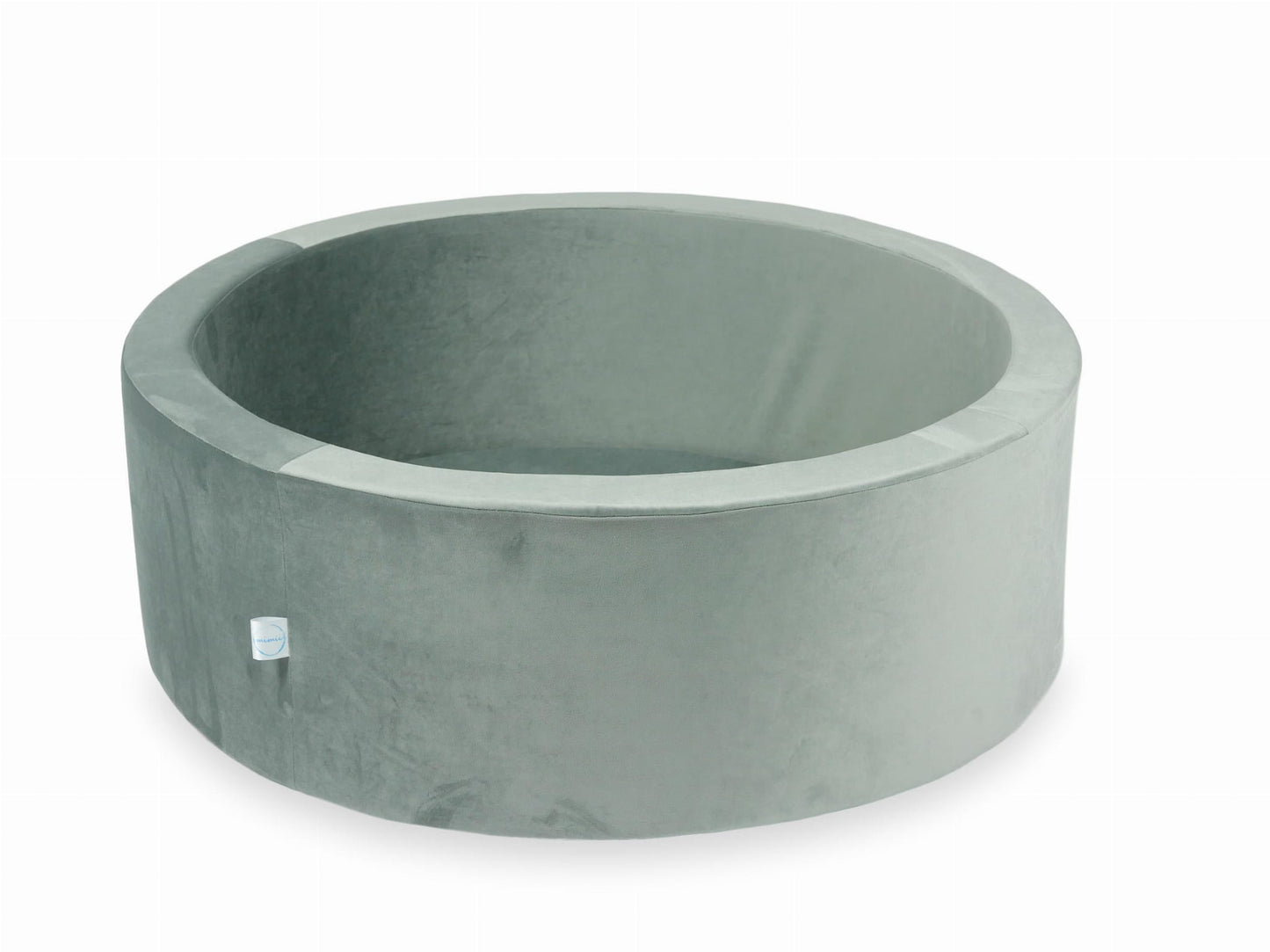 Piscine à balles 90x30 velours gris sans balles