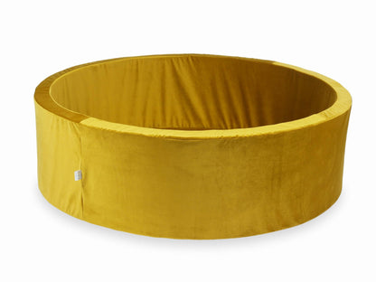 Piscine à Balles 130x40 velours doré sans boules