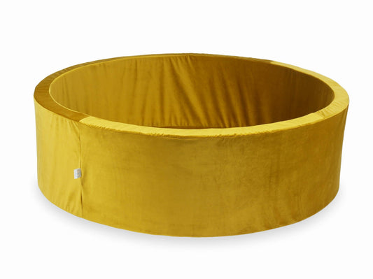 Piscine à Balles 130x40 velours doré sans boules
