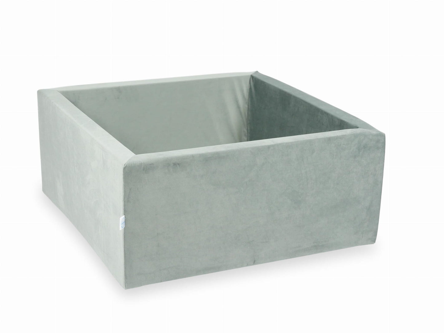 Piscine à balles 90x90x40 velours gris sans balles