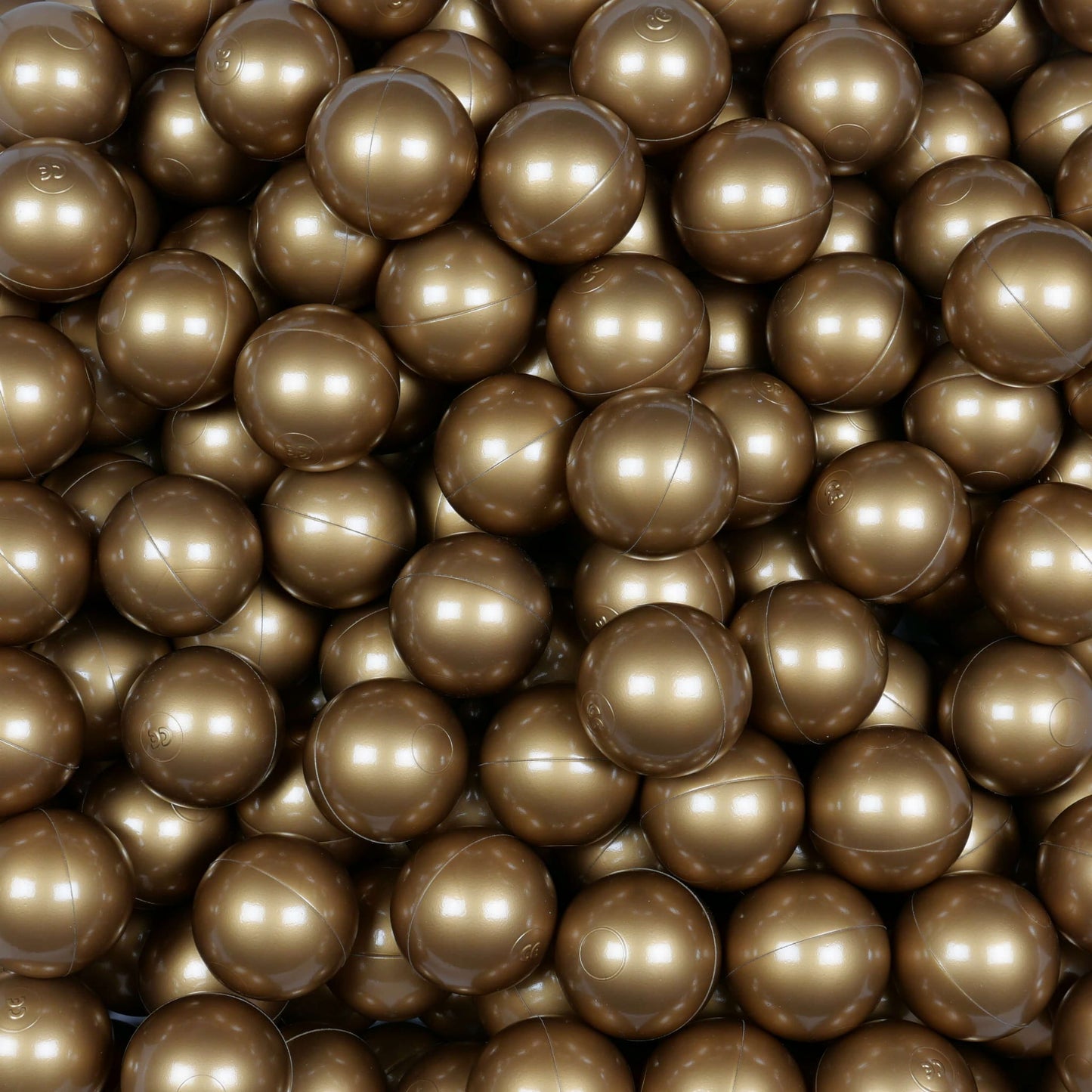 Balles pour piscine à balles ø7cm 50pcs Vieil Or