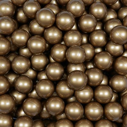 Balles pour piscine à balles ø7cm 50pcs Vieil Or