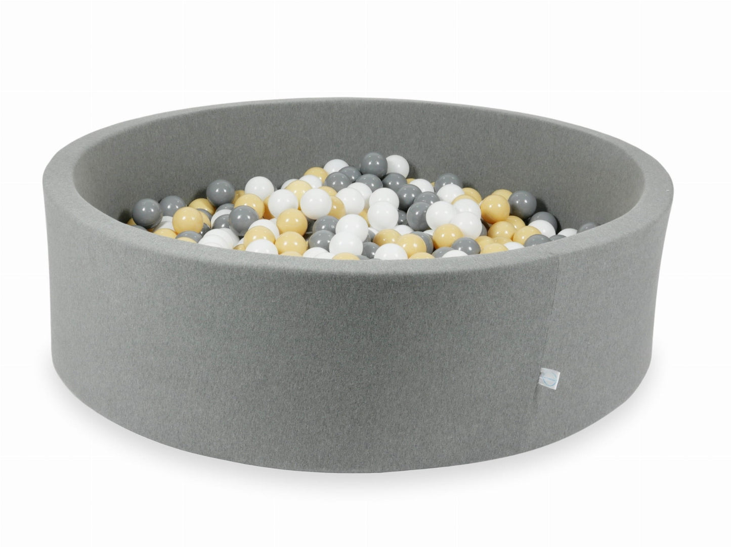 Piscine à Balles gris 130x40 avec boules 700pcs (blanc, gris, beige)
