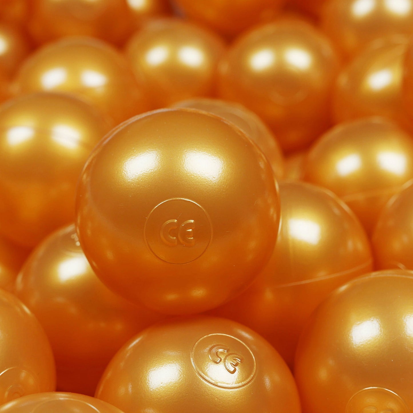 Balles pour piscine à balles ø7cm 200pcs or