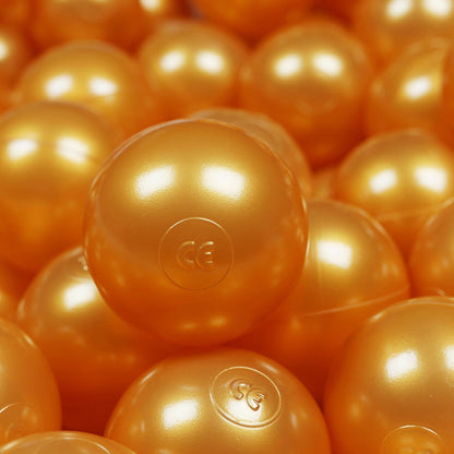 Balles pour piscine à balles ø7cm 200pcs or