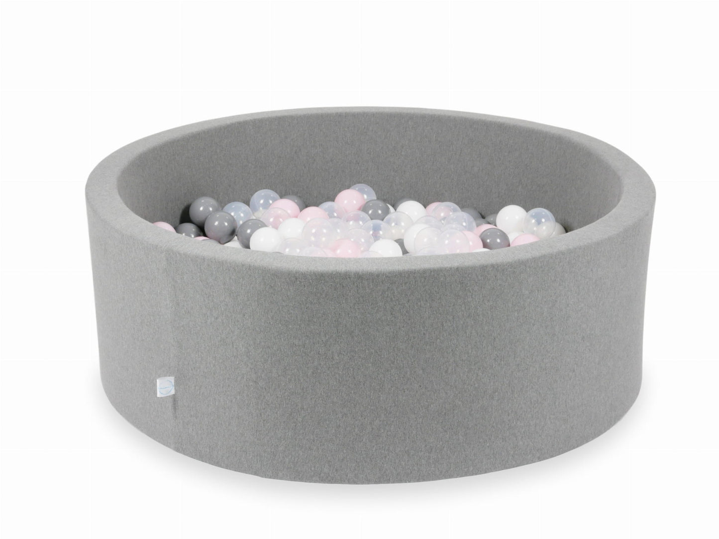 Piscine à Balles gris 110x40 avec balles 500pcs (transparent, blanc, gris, rose bébé)
