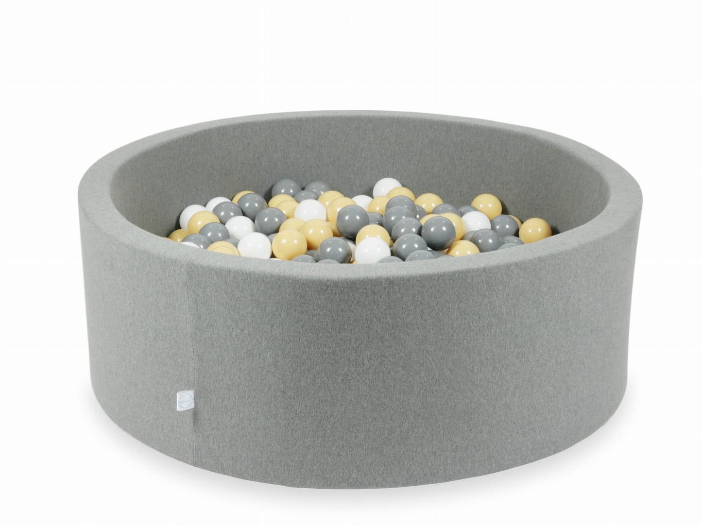 Piscine à Balles gris 110x40 avec boules 500pcs (blanc, gris, beige)