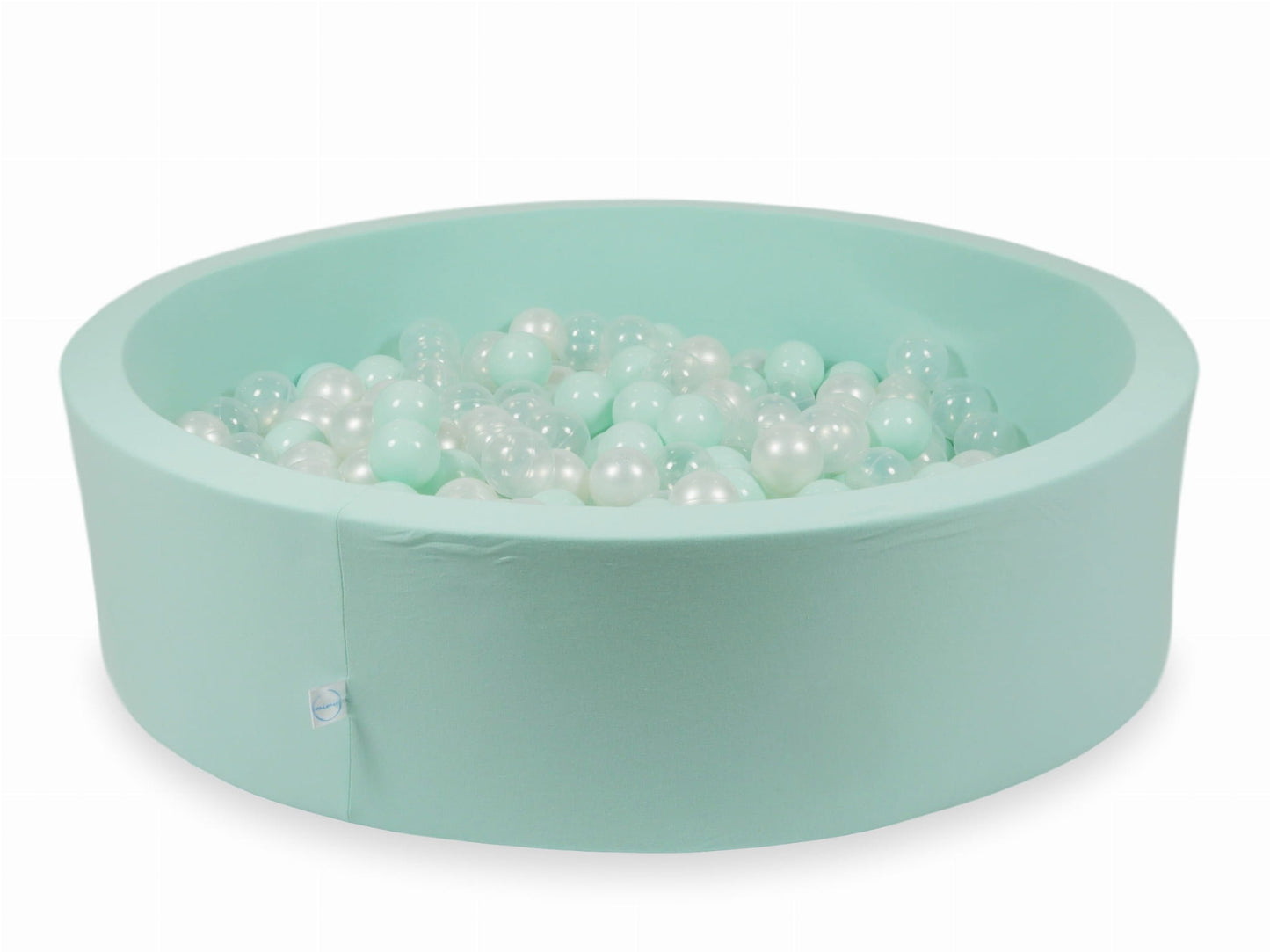 Piscine à Balles menthe 110x30 avec boules 400pcs (transparent, perle, menthe clair)