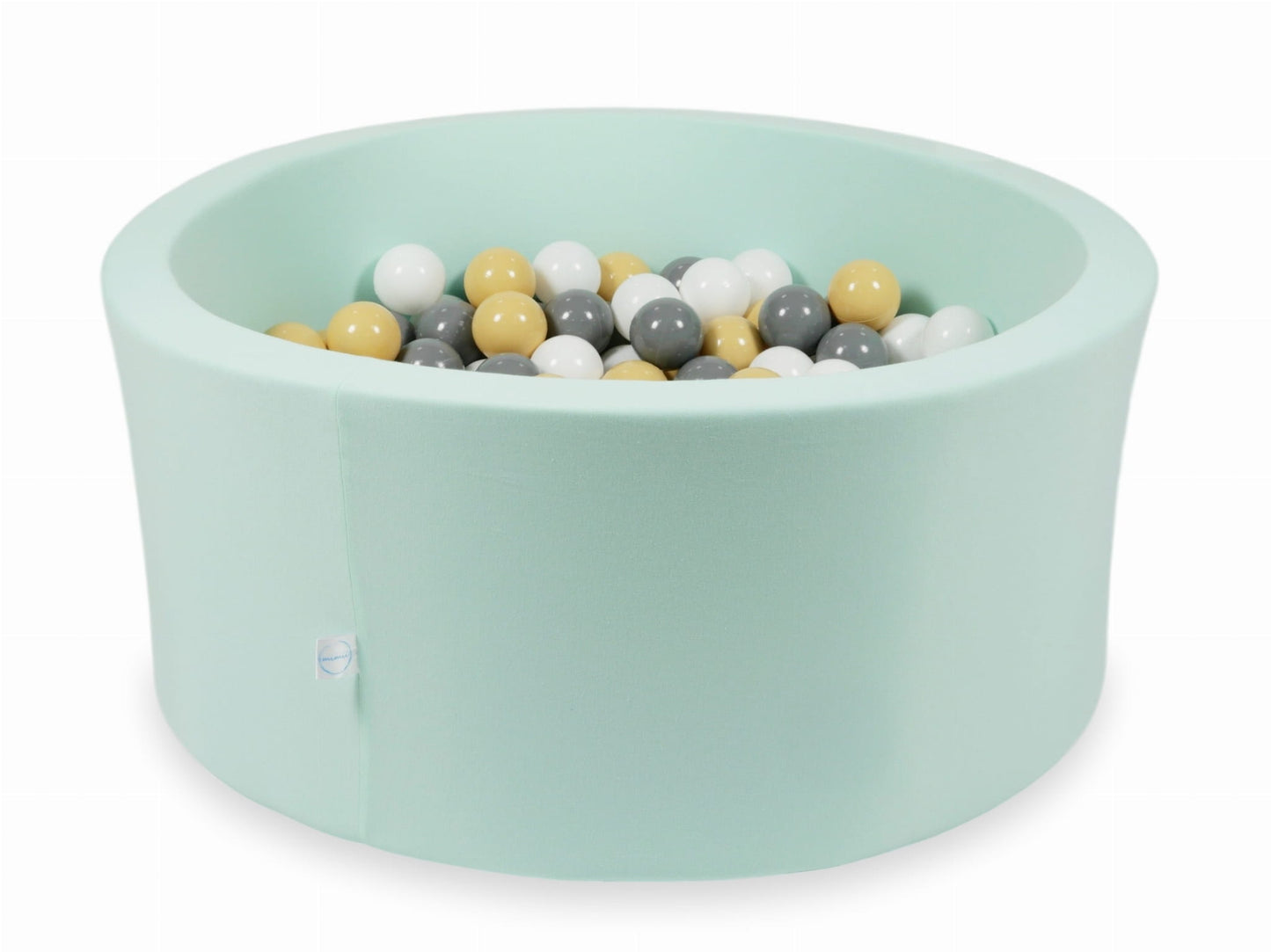 Piscine à Balles menthe 90x40 avec boules 300pcs (beige, gris, blanc)