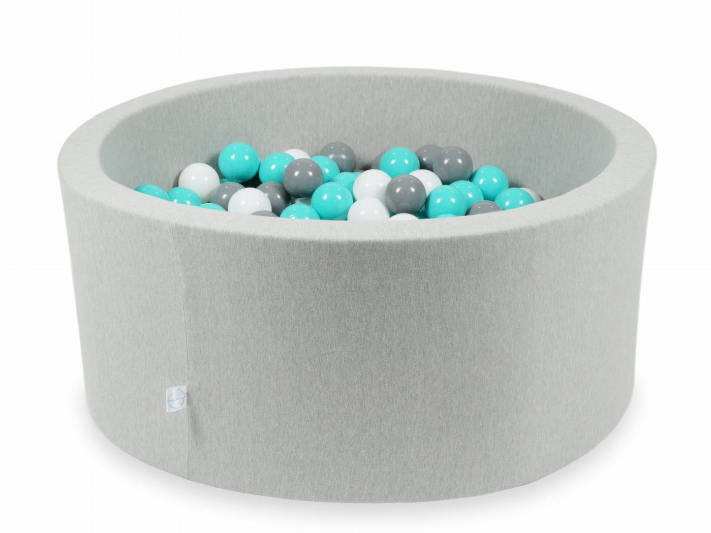 Piscine à Balles gris clair 90x40 avec balles 300pcs (turquoise, blanc, gris)
