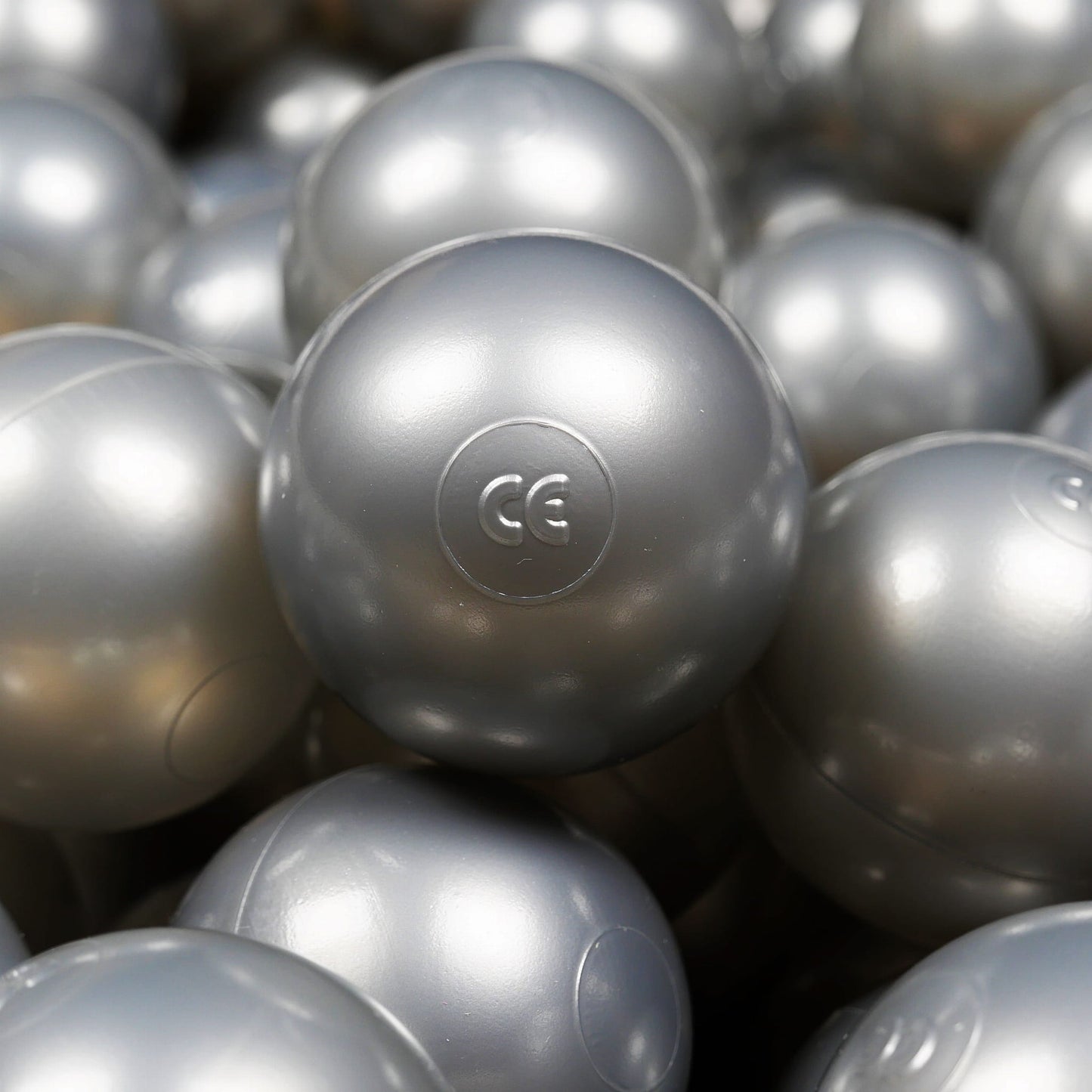 Balles pour piscine à balles ø7cm 300pcs argent