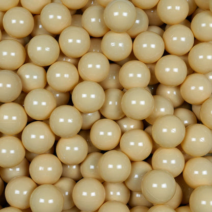 Balles pour piscine à balles ø7cm 300pcs beige