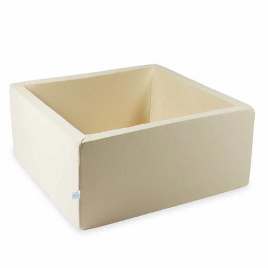 Piscine à Balles 90x90x40 beige sans balles
